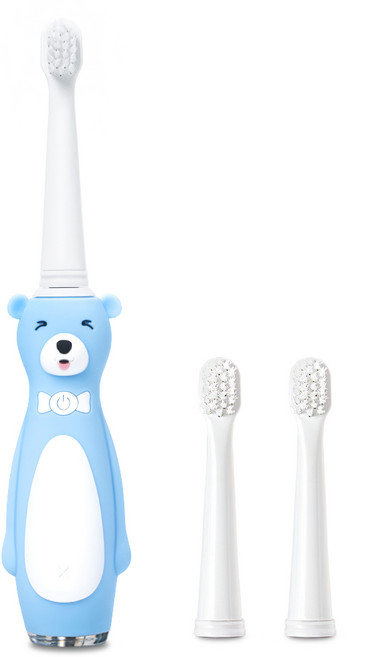 오아 클린이 베어 어린이 음파 전동칫솔, 블루, 1세트