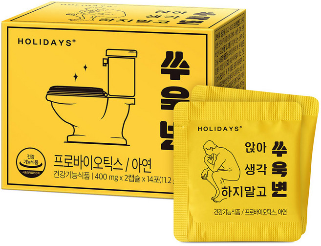 홀리데이즈 쑤욱변 유산균, 28정, 1개