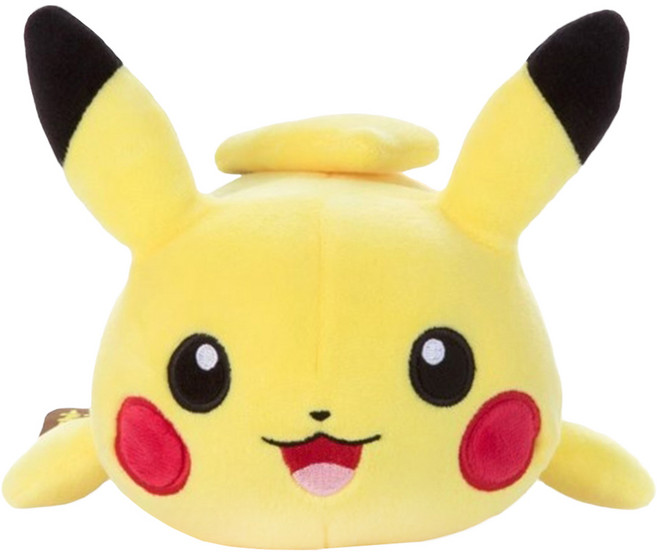 Mocchi-Mocchi- pk麻吉好朋友m- 趴趴皮卡丘, 30cm, 黃色, 1入