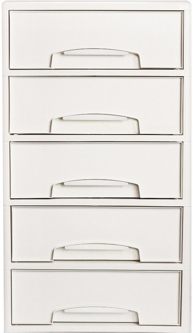 리빙스마일 베이비 서랍장 5단 (일반 5p), 화이트마블