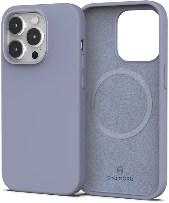 SINJIMORU Magsafe相容軟握把矽膠彩色手機殼