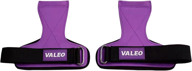 VALEO 防滑重訓拉力帶/握力帶/護腕/護具/健身手套 1雙入, 1組, 紫色