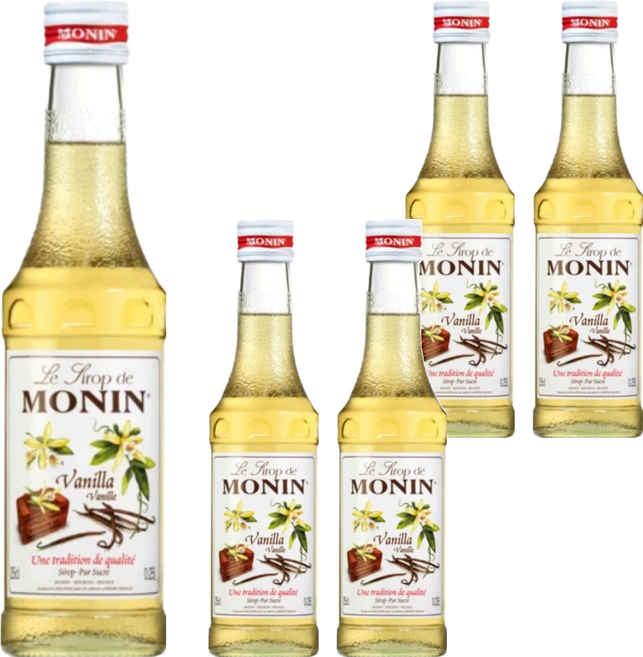 MONIN 莫寧 香草風味糖漿, 250ml, 5瓶