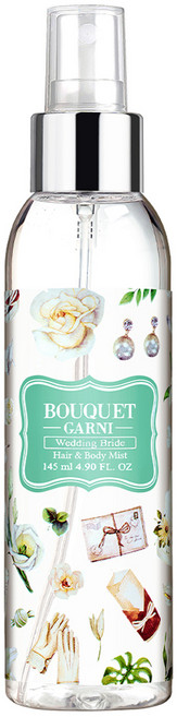 부케가르니 프레그런스드 헤어&바디미스트 웨딩브라이드, 1개, 145ml