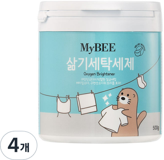 마이비 삶기세탁세제, 500g, 4개
