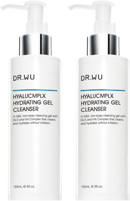 DR.WU 達爾膚 玻尿酸保濕潔顏凝露, 150ml, 2瓶