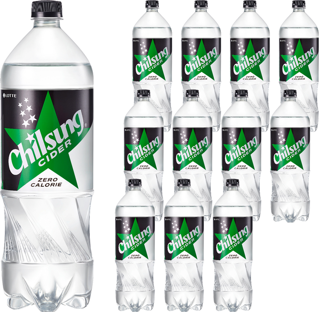 칠성사이다 제로, 1.5L, 12개