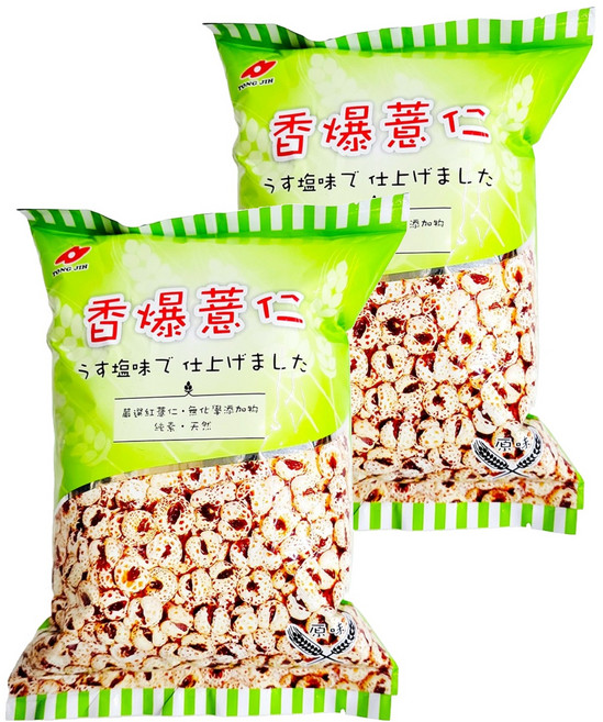 TONG JIH 統記食品 香爆薏仁, 80g, 2包