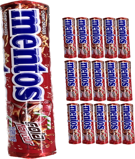 멘토스 콜라향, 37.5g, 16개