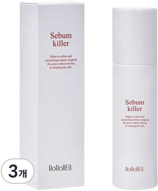 RoRoBELL Sebum killer毛孔清潔液, 1入, 3個