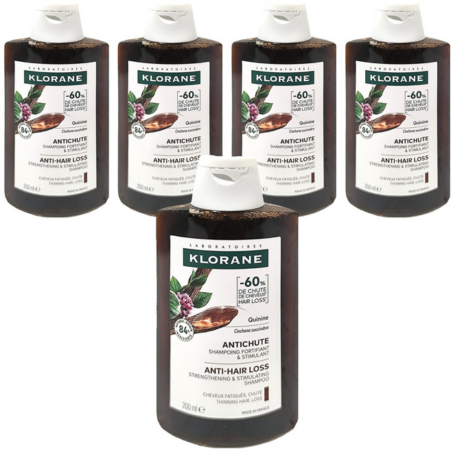 KLORANE 蔻蘿蘭 養髮強韌洗髮精, 200ml, 5件