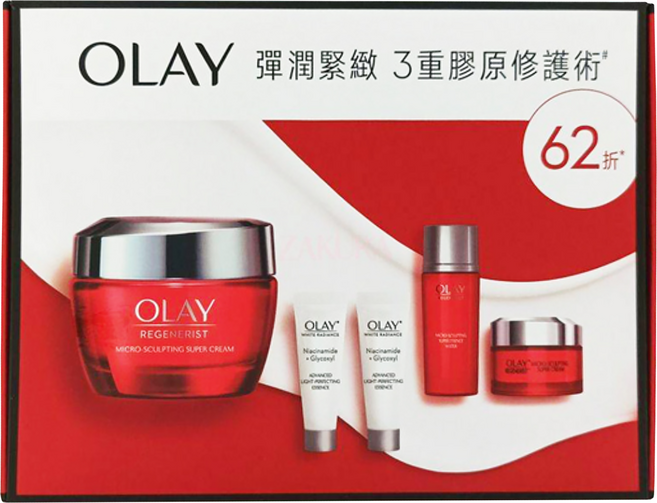 OLAY 歐蕾 彈潤緊緻3重膠原修護套裝組, 1盒