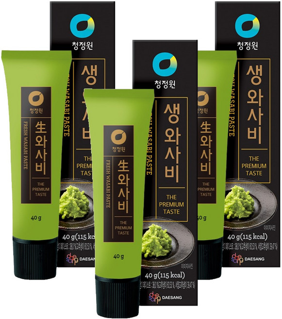 청정원 생와사비, 40g, 3개