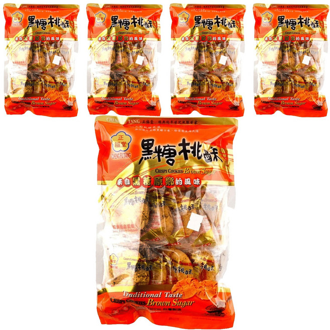 正福堂 黑糖桃酥, 300g, 5袋