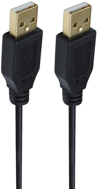 Cable 凱堡 USB 2.0 A公 A公, 黑色, 1.5m, 1條