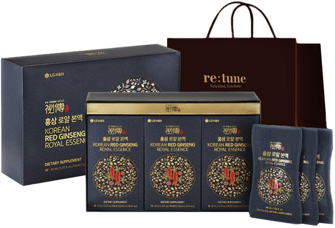 리튠 골드비전 홍삼로얄본액, 400ml, 3개