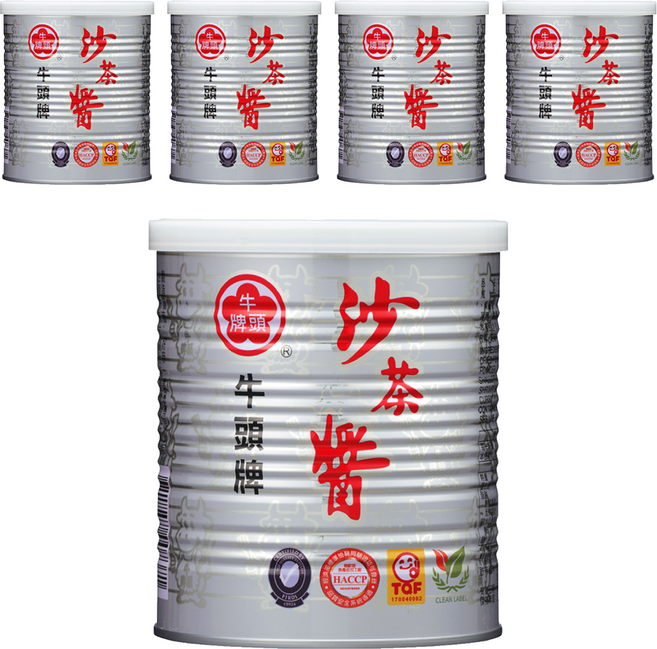 牛頭牌 沙茶醬, 737g, 5罐