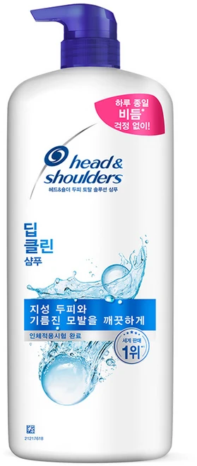 헤드앤숄더 두피 토탈 솔루션 딥클린 샴푸, 1.2L, 1개 - 쿠팡
