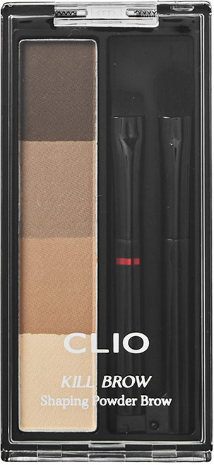 클리오 킬브로우 쉐이핑 파우더 브로우, 01 내추럴 웜 브라운, 1개