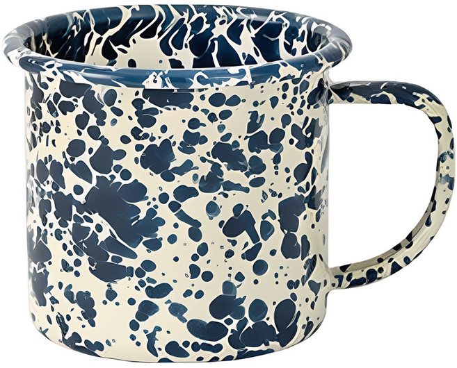 크로우캐년홈 마블 머그컵 340ml D11, 네이비, 1개