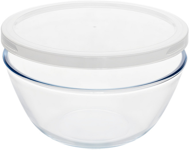벨라쿠진 오븐글라스 내열유리 믹싱볼 세트, 2.5L + 뚜껑, 1개