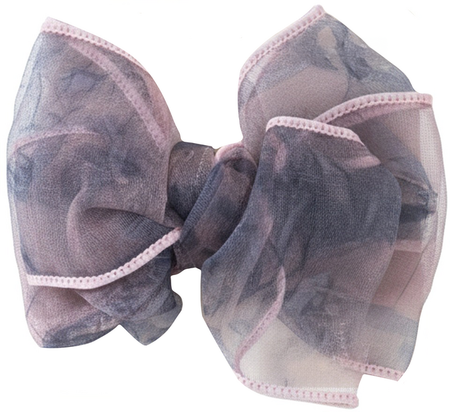 chic chic 日本蝴蝶結自動夾 紗質