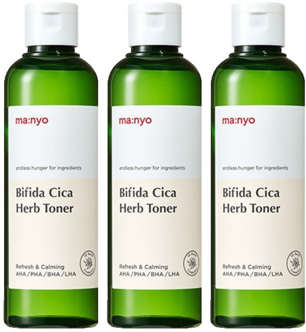 마녀공장 비피다 시카 허브 토너, 3개, 210ml