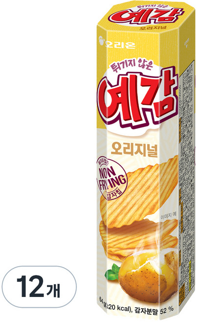 오리온 예감 오리지널, 64g, 12개