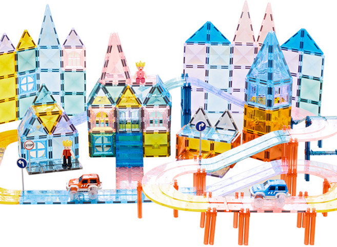 하베브릭스 빌드앤런 디럭스 자석블록 241p 세트, 혼합색상, 1개