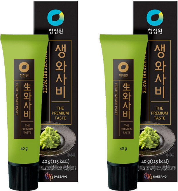 청정원 생와사비, 40g, 2개