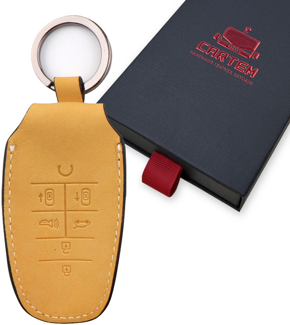 카템 장인 스마트키 케이스, 허니 옐로우, CT023(H06)
