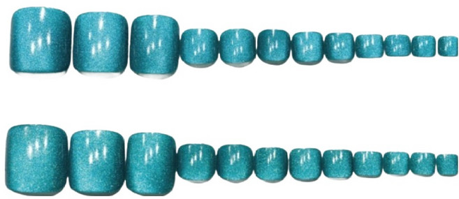 잇템샵 자석 젤 페디큐어 팁, 1개, 04 워터그린