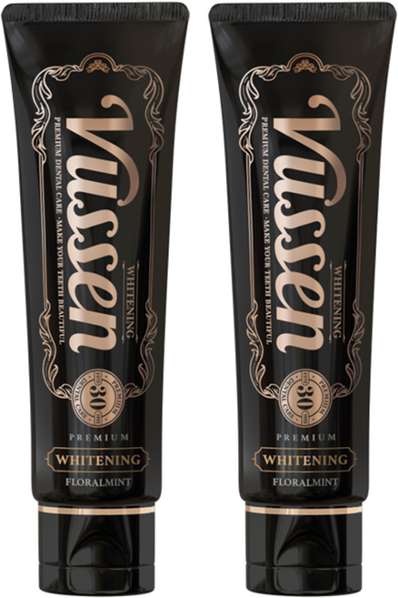 뷰센 30 치아 미백제 클로브민트향, 80g, 2개