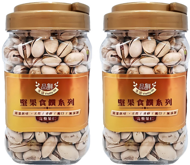 品鮮生活 薄鹽開心果, 400g, 2包