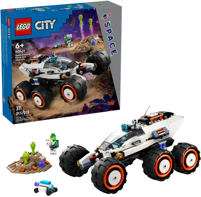 LEGO 60431 城市系列 Space Explorer Rover and Alien Life 太空探測車和外星生物, 1盒
