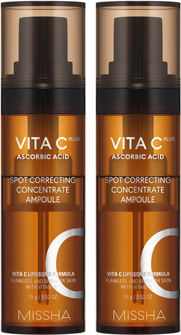 [2입기획] 미샤 비타씨플러스 잡티씨 집중앰플, 15g, 2개