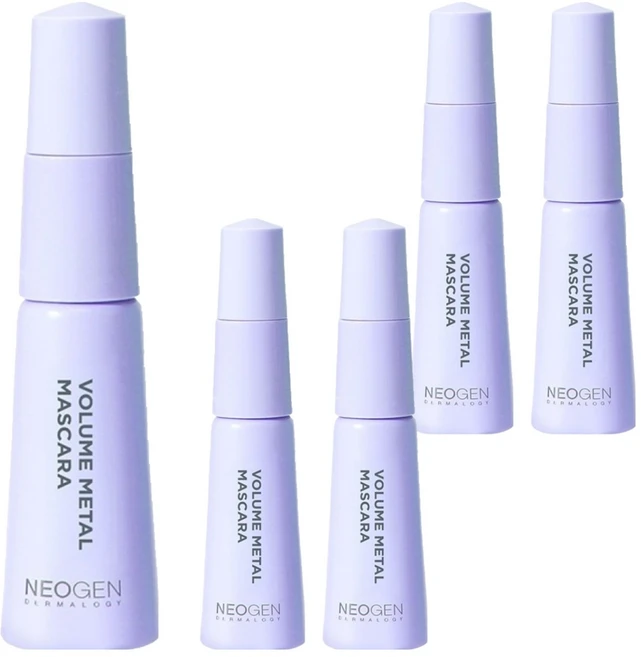 네오젠 더마로지 볼륨 메탈 마스카라 블랙 리필 4ml, 5개 - 쿠팡