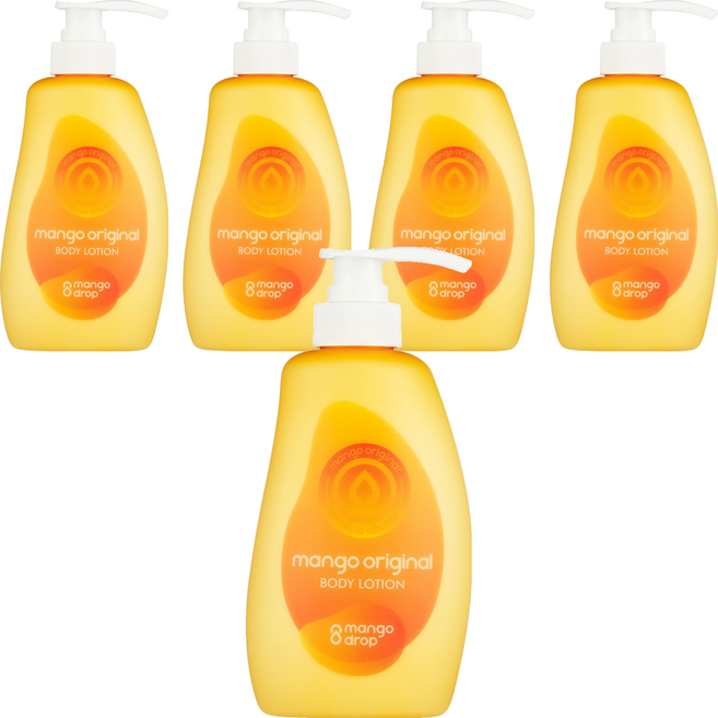 망고드랍 망고오리지널 바디로션, 500ml, 5개
