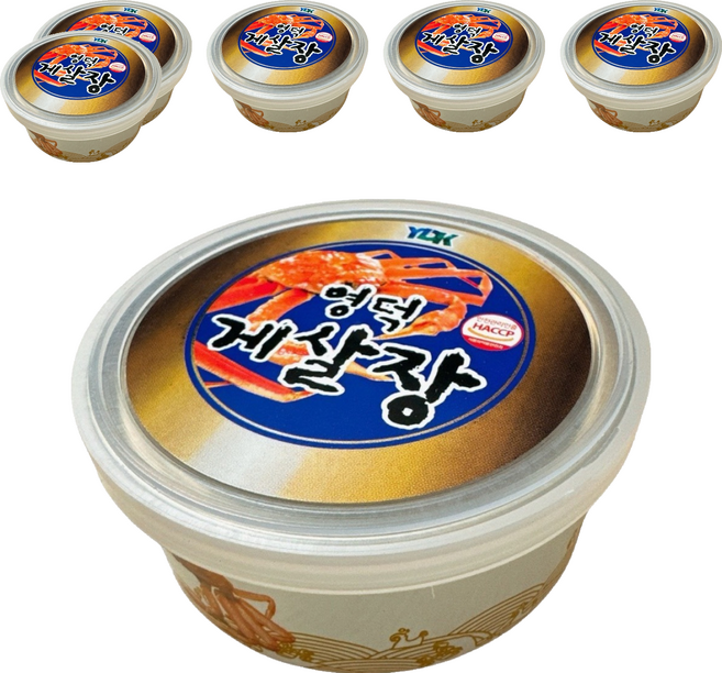 YDK 即食蟹肉蟹膏 藍盒, 6個, 90g