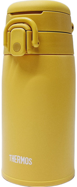 THERMOS 膳魔師 旋蓋勾勾不鏽鋼保溫瓶 JOS-400, 400ml, 黃色, 1個