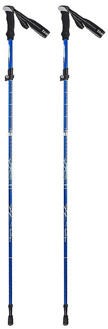 tanerdd 鋁合金登山杖, 天藍色, 2支