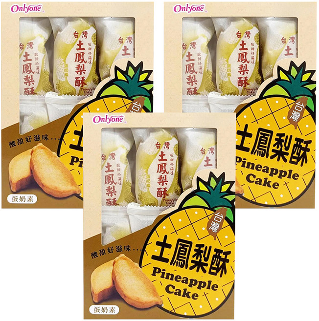 Onlyone 海龍王 土鳳梨酥, 210g, 3盒