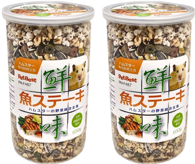 PetBest 鮮味平衡排餐飼料 鮮魚, 650g, 2罐