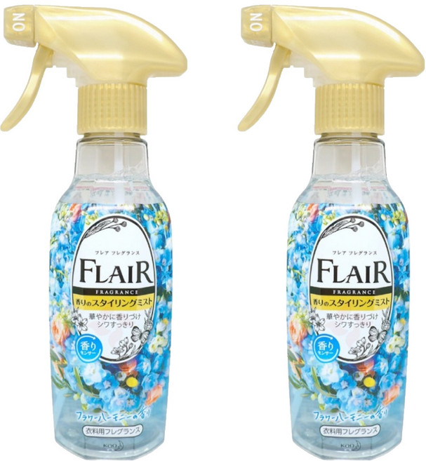 Kao 花王 FLAIR 衣物香氛消臭噴霧 清新香芬, 270ml, 2瓶