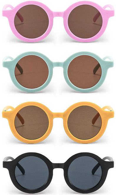 아동용 롤리 캔디 자외선차단 선글라스 4종 세트