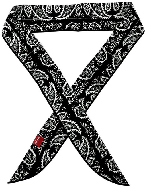 엔릿 쿨스카프 패턴, Black