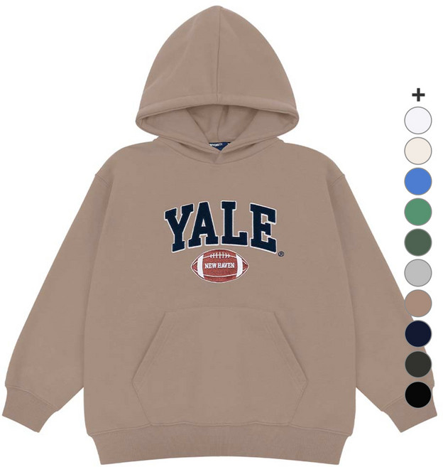 예일키즈 아동용 스포티로고 후드티셔츠