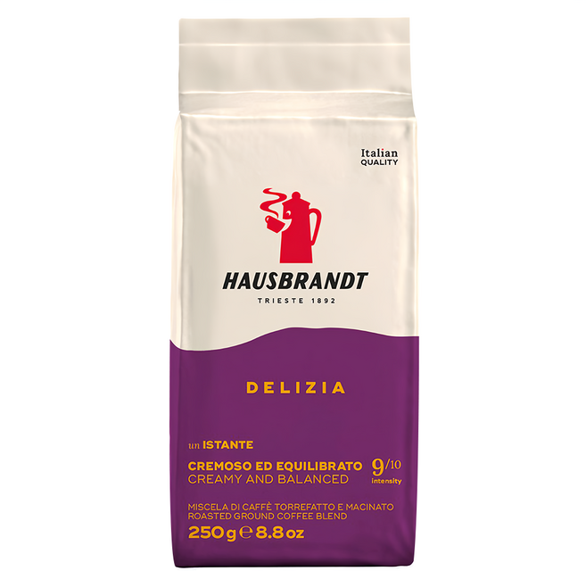 HAUSBRANDT DELIZIA 咖啡粉, 1個, 1個裝, 250g
