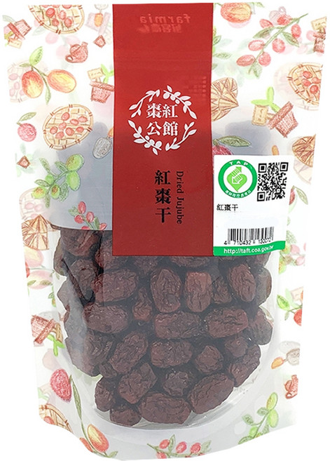公館鄉農會 紅棗干, 200g, 1包