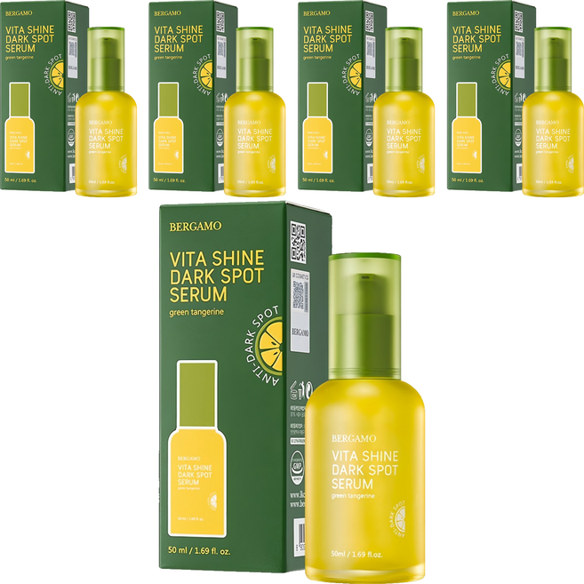 [비건뷰티] 베르가모 청귤 비타샤인 잡티 세럼, 50ml, 5개